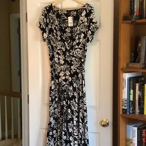 H&M faux wrap dress - NWT! - size 16